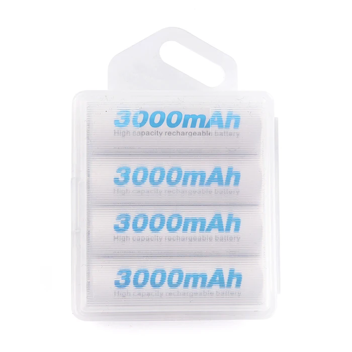 Power Bank Rechargeable Battery Cells Nimh 1.2V Cell Quick Charge Aa Size Batteries 3000Mah