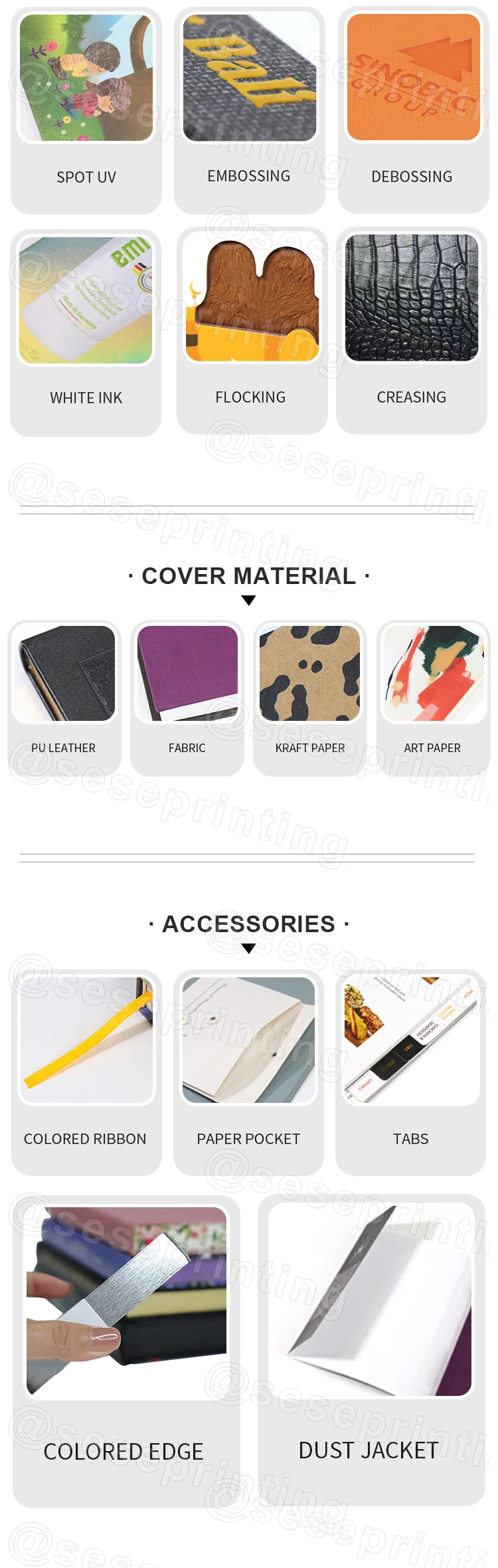 Hardcover Novel Book Printing With Sprayed Edges Exclusive Special