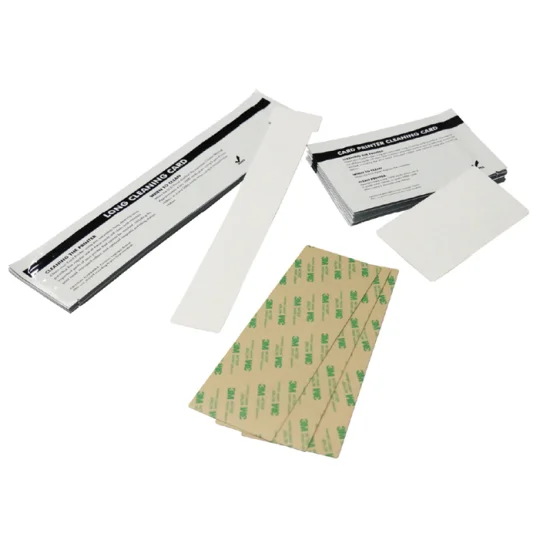 Carte Nettoyage ZC100 ZC300 Kit De Nettoyage Zebra - 5 Cartes Pour
