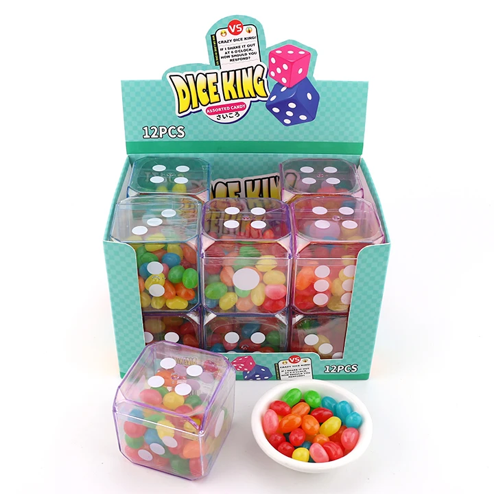 dice jelly bean
