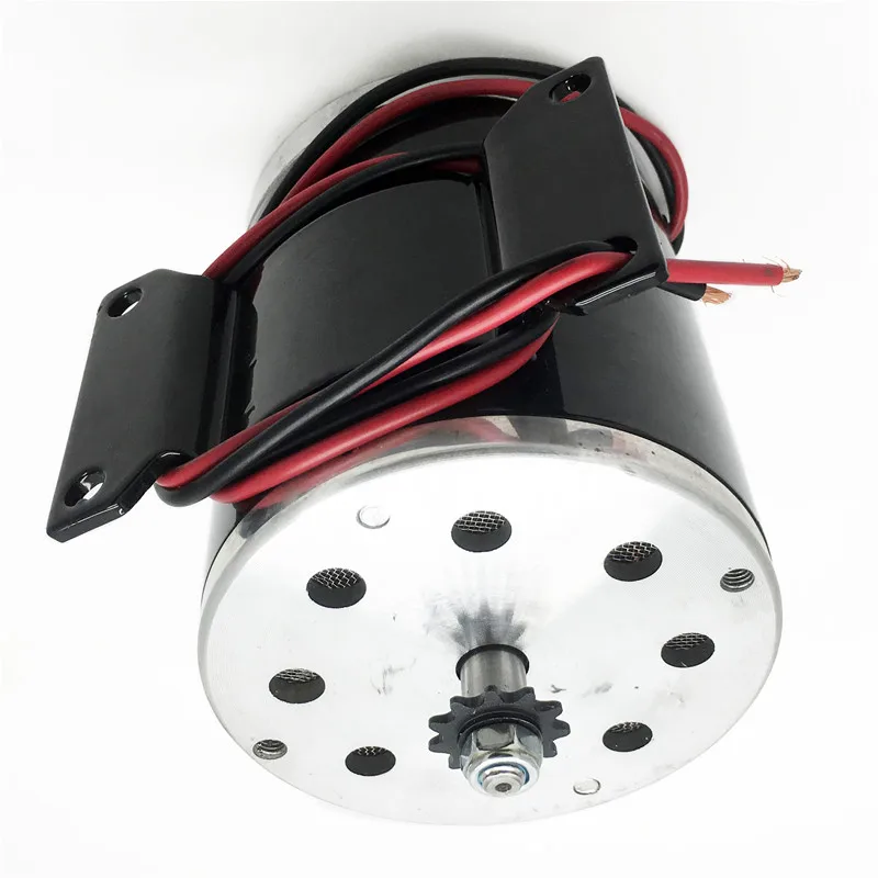 電動モーター 36v 500w ブラシ付き部品 ZY1020 電動自転車スクーター用