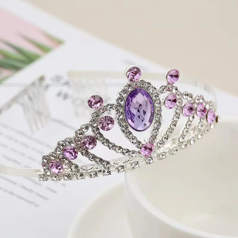 Высококачественная Тиара Детские короны для детей тиара гребень женские короны и Тиара со стразами 2022