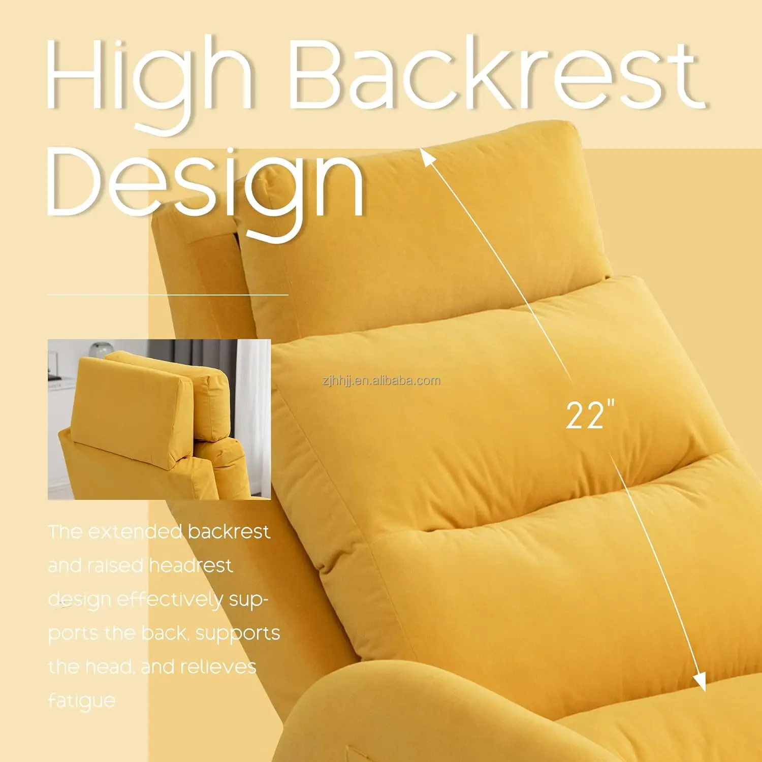 Convertible Reclining Upholstered Storage Single Sofa Bed For Living