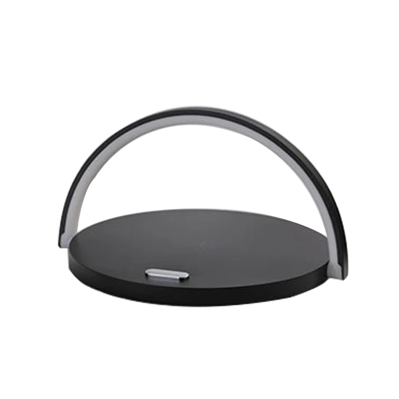 Universal 10W Fast Wood Multi Table Qi Led Light Lamp Phone Bracket Mobile Holder Wireless Phone Chargers With Lamp