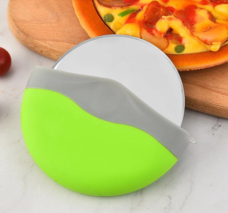 Modern Kitchen Gadget Pizza Tool,Round Stainless Steel Pizza Cutter