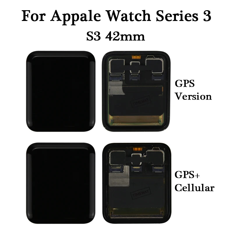 
Сенсорный ЖК-дисплей для Apple Watch Series 1 2 3 4 5, экран для iWatch GPS Service S1 S2 S3 S4 S5, 38 мм 40 мм 42 мм 44 мм 