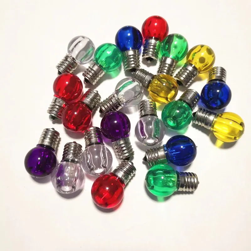 Commercial Grade E17 G30 Global 120V IP65 Durable Dimmable LED Transparent Smooth Replacement Bulbs Christmas Lights Outdoor