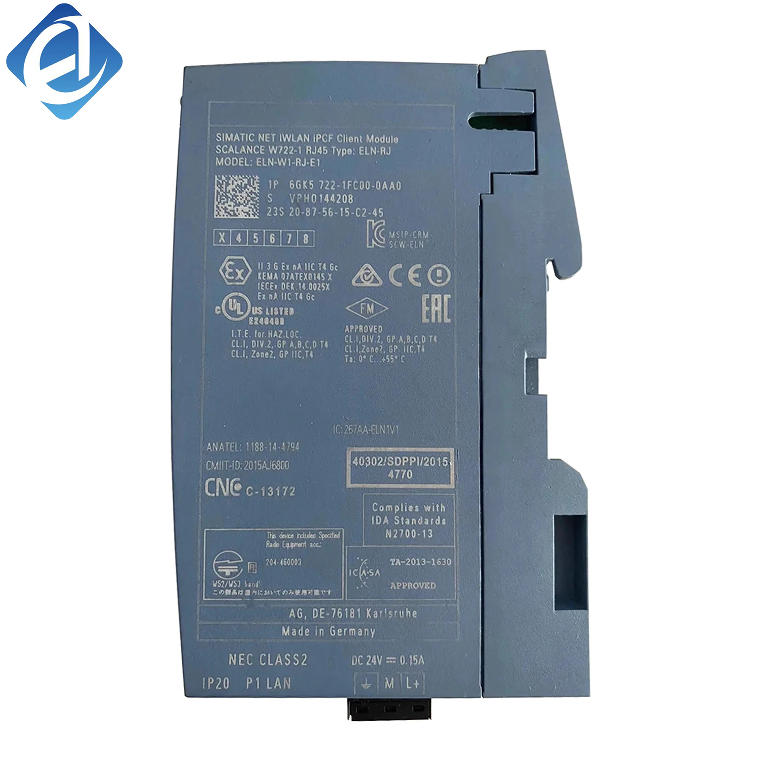 New Original 6GK5 722-1FC00-0AA0 6GK5722-1FC00-0AA0 industrial Ethernet switch from Siemens SCALANCE XB series. Equipped with 2×RJ45 ports, supports 10/100 Mbit/s transmission, auto-negotiation, auto-crossing, and redundant power supply