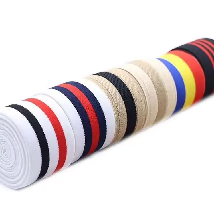 Factory Customized Rubber Thread Nylon/Pp No Slip Anti Grip Dog Collar Lead Webbing