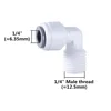 1/4"(6.35mm) to 1/4" Male Thread