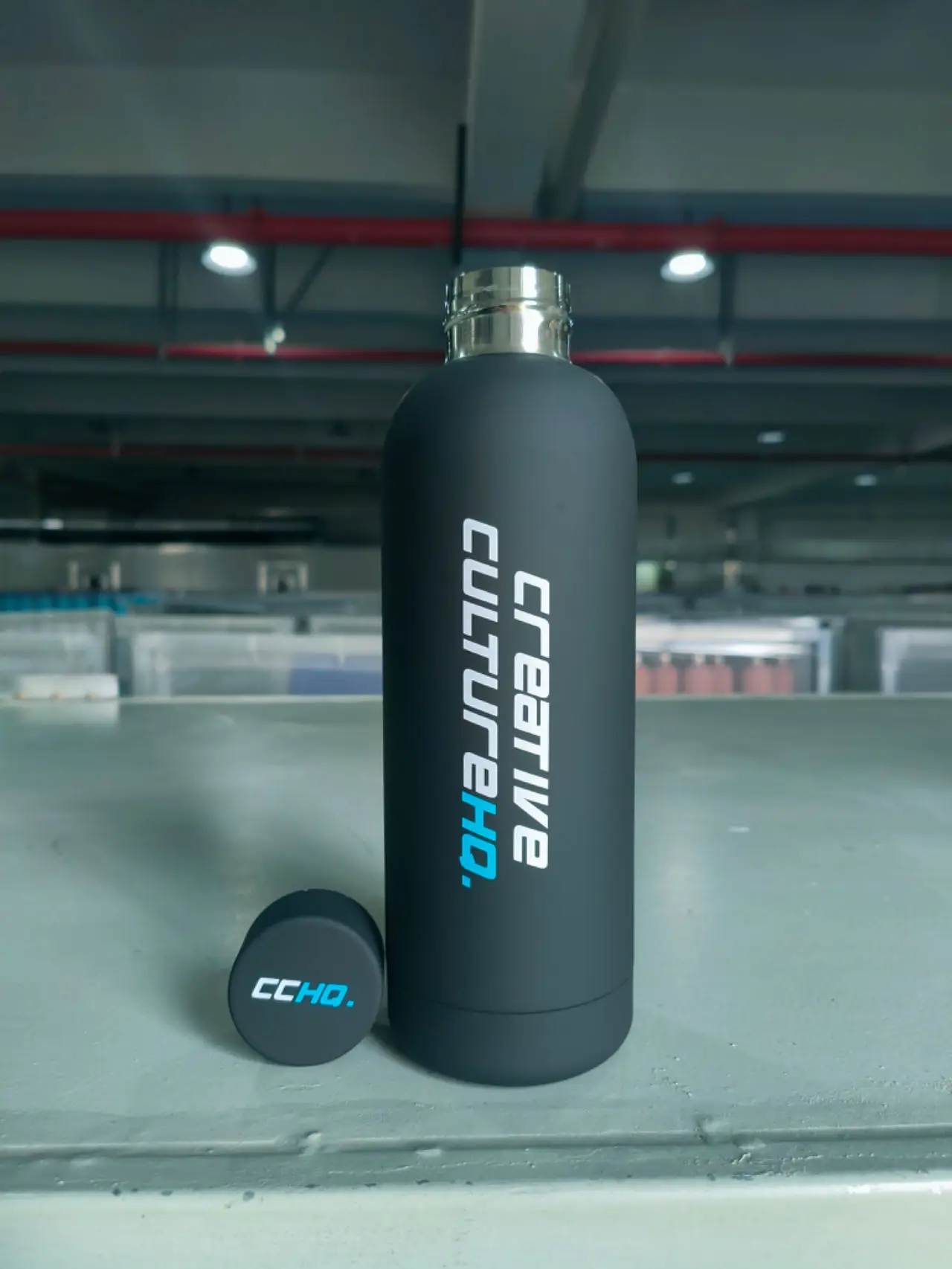 Custom Logo Print Engrave Double Vacuum Stainless Steel Water Bottle