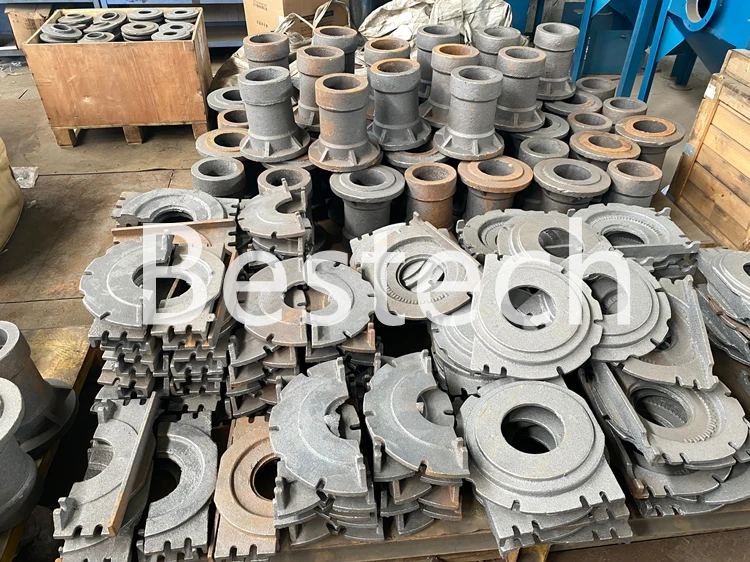 High efficiency shot blast wheels / turbine impeller head SINTO Technology