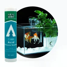 Excellent All-Glass Curtain Wall Acidic Glass Glue Silicone Sealant For Aquarium