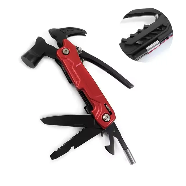 NEOBRISKEN 16-in-1 Stainless Steel Multitool Pliers - Portable Multi-Function Tool for Camping, Survival, EDC & Emergency Use
