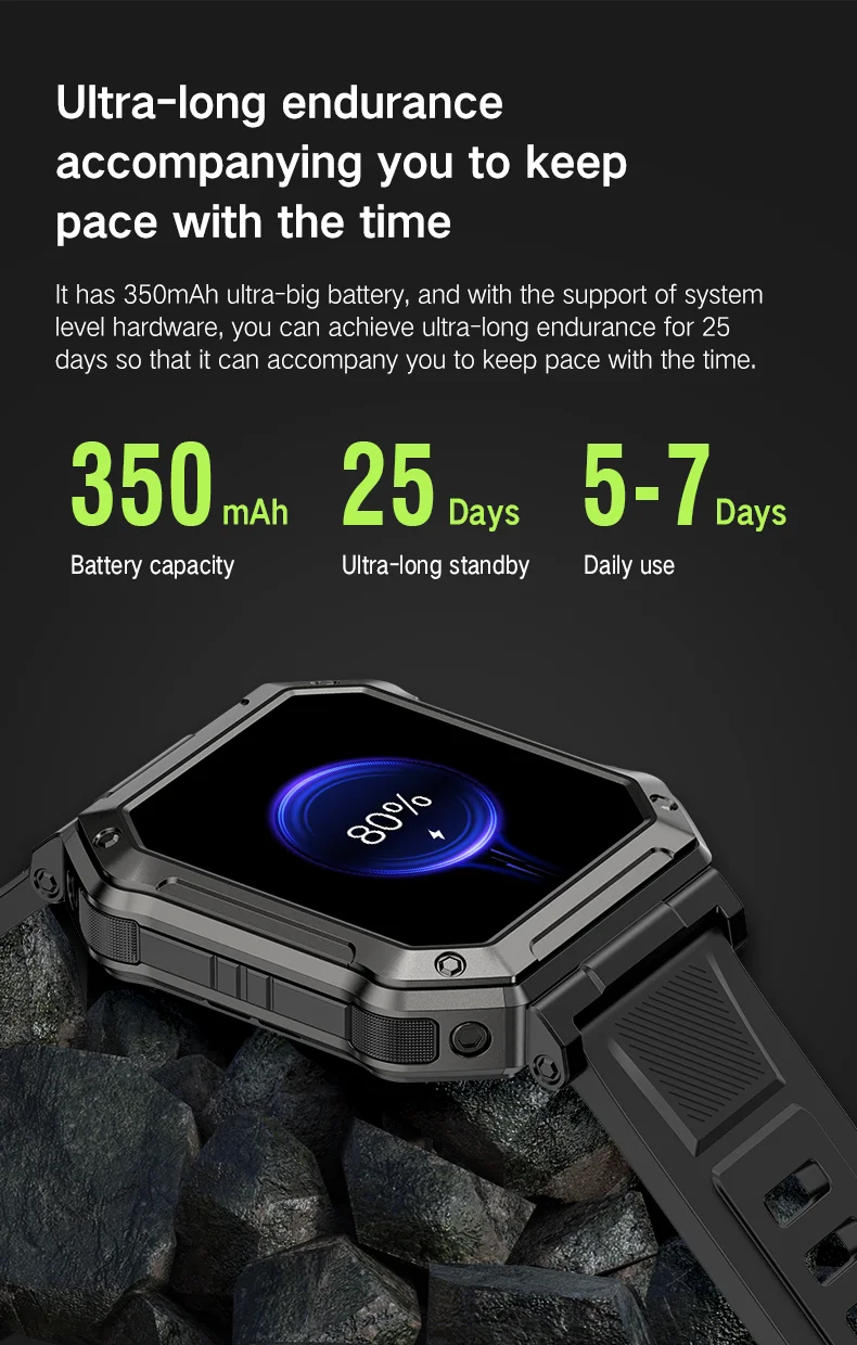 2026 H31 Smartwatch 1.91Inch Outdoor Sport BT Call Heart Rate Blood Pressure Waterproof Relojes Smart Watches for Men