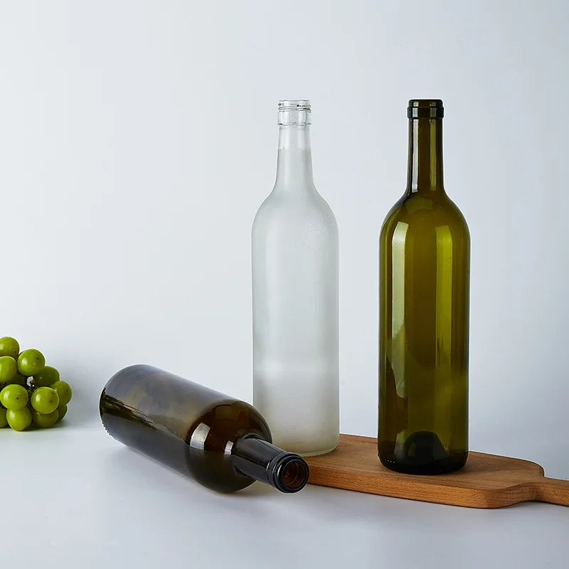 Empty Grape Wine Glass Bottle/ Wine Container/ Glass Packaging - China  Glass Wine Bottle and Glass Container price