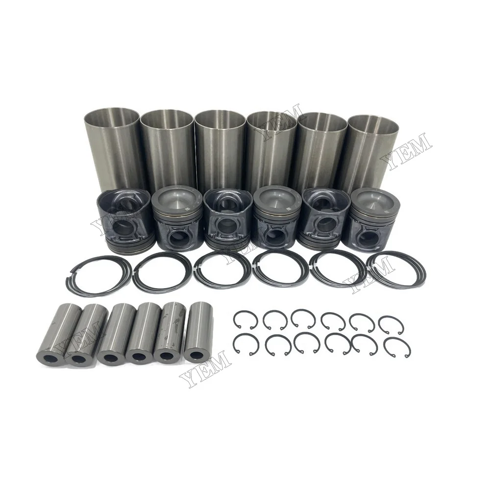 Cylinder Liner Kit Compatible for Caterpillar C6.6 Industrial Engine Parts 4