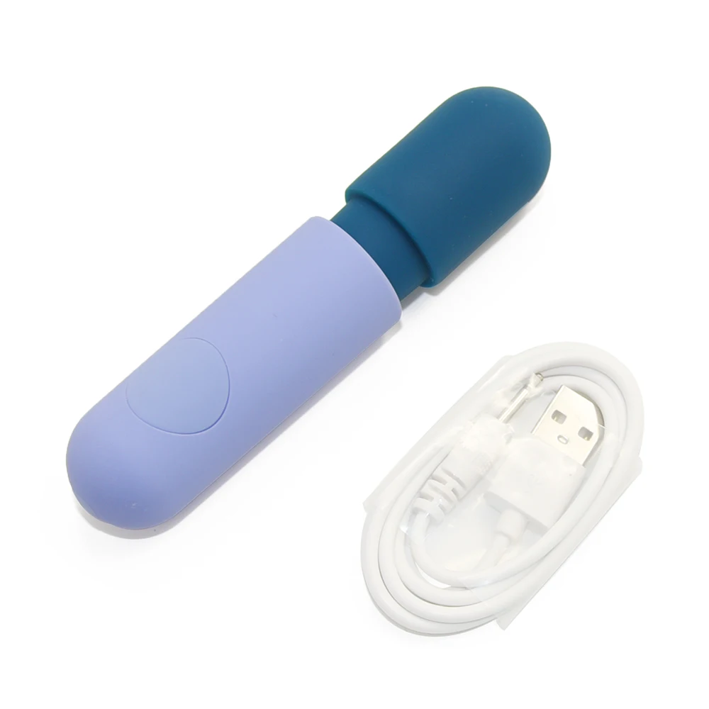 Wosilicone Magic Wand Vibrator Power Strong Mini Av Stick Wand Female Vibrator Wand Massager Vibrator Sex Toy
