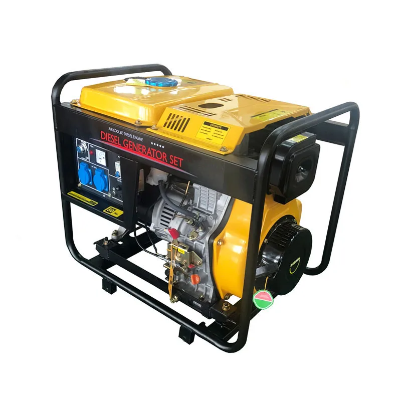 5KW 6KVA Open Frame Small Motor Generator Diesel Generator for Home With Prices