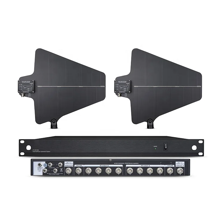 UA844 Professional Microphone Amplifier 10 Channel Antenna Distribution ...