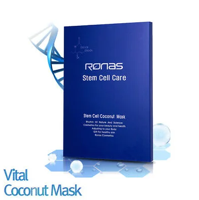 Korea RONAS Stem Cell Coconut Mask Sheet - Nourishing Anti-Aging