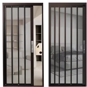 Modern Design Seamless Folding Door Stainless Steel Screen Indoor Outdoor Ventilation Insect Protection Factory Wholesale