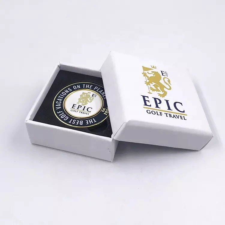 Custom Design Golf Accessories Gifts Box With Golf Divot Tool Ball Marker supplier