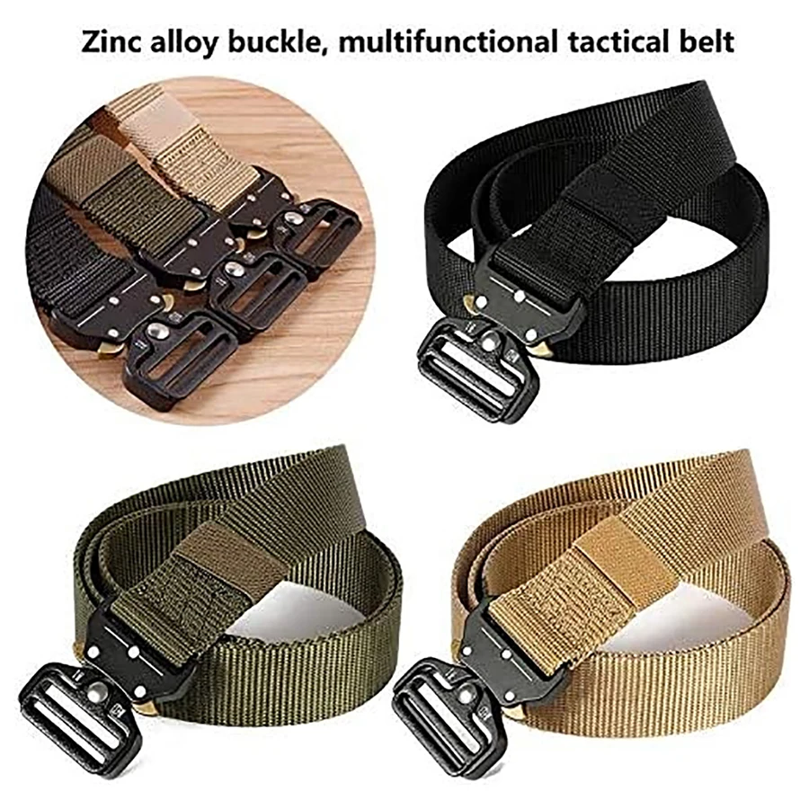 Lightweight Tactical Belt Riggers Belts Men and Women Quick Release Heavy Duty Men and Women Tactical Belt