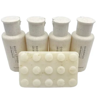 Wholesale supply hotel hotel mini soap Wheat Bran soap support custom color LOGO shape