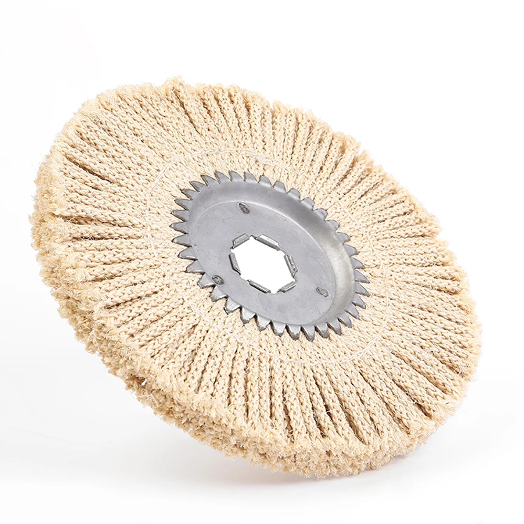 Lux Metal - 3 Polishing Discs 150 Mm (A-B-C) Cotton Sisal For Grinding Stand Double Grinder Drill Cordless Screwdriver Angle Grinder Polishing Disc