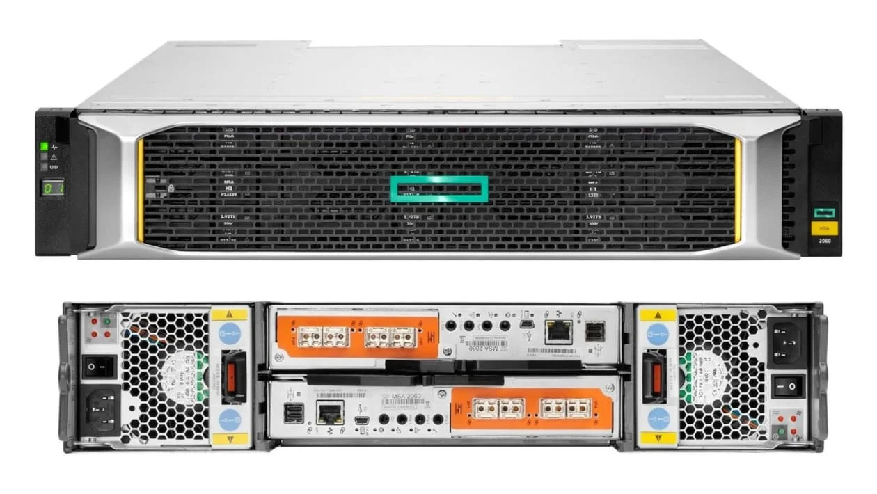 Hpe Msa 2060 16gb Fibre Channel Lff Storage 24 X Hdd Supported 2 X