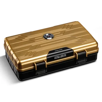 High-end Ultralight Smoking Tool with Black Gift Box LDPE Travel Portable Cigar Humidor