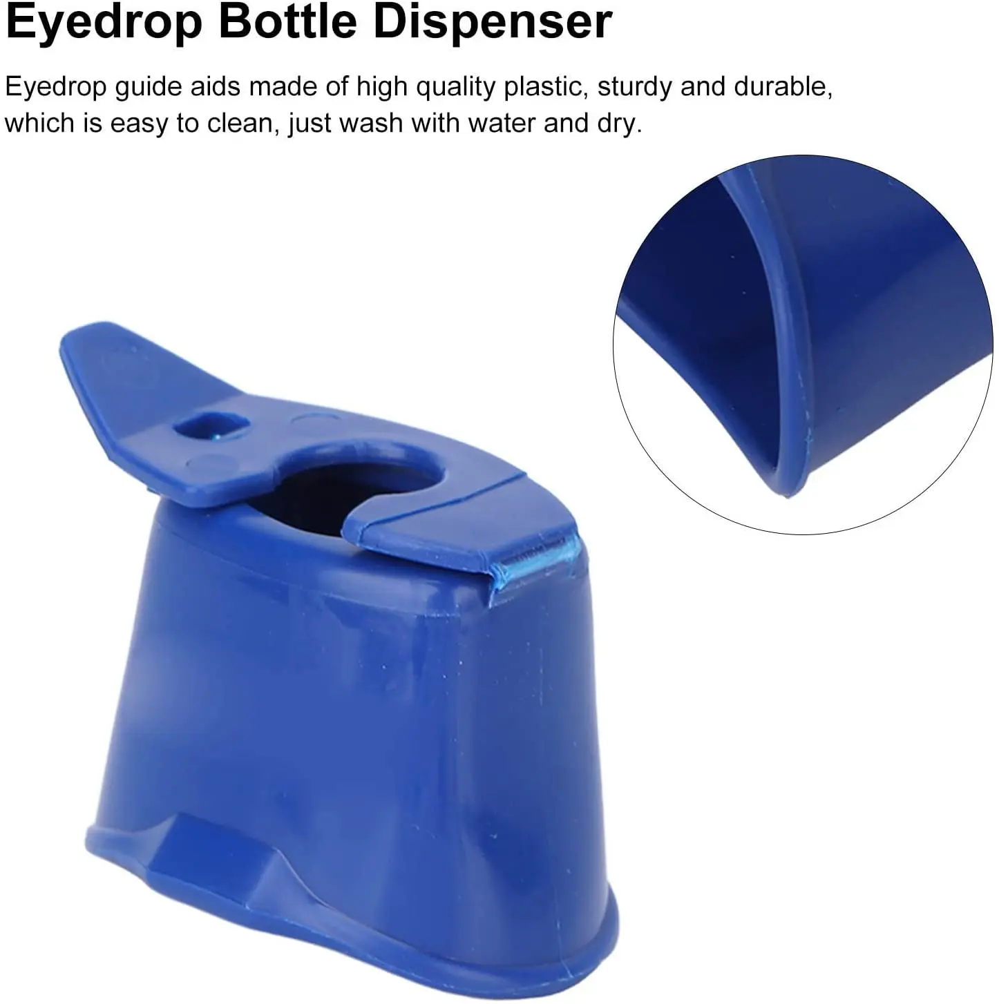 TOPFENG Eye Drop Guide Efficient Eye Drop Aid Works With Most Eye Drop Bottles