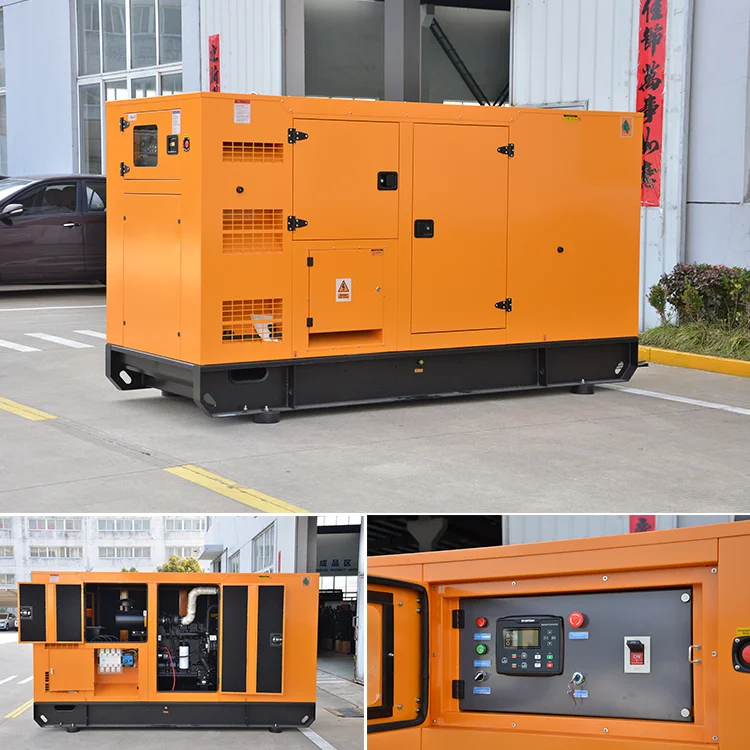 Three Phase Generators 175kva 140kw with Cummins Stamford Gensets 175 Kva diesel Generators Price