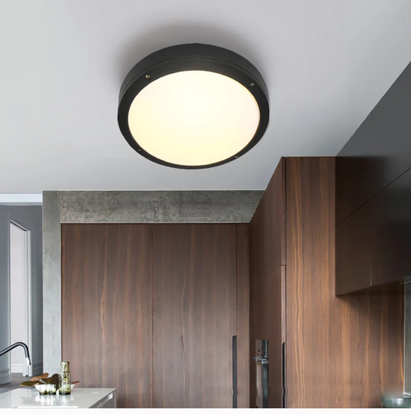 ceiling bulkhead light with pir