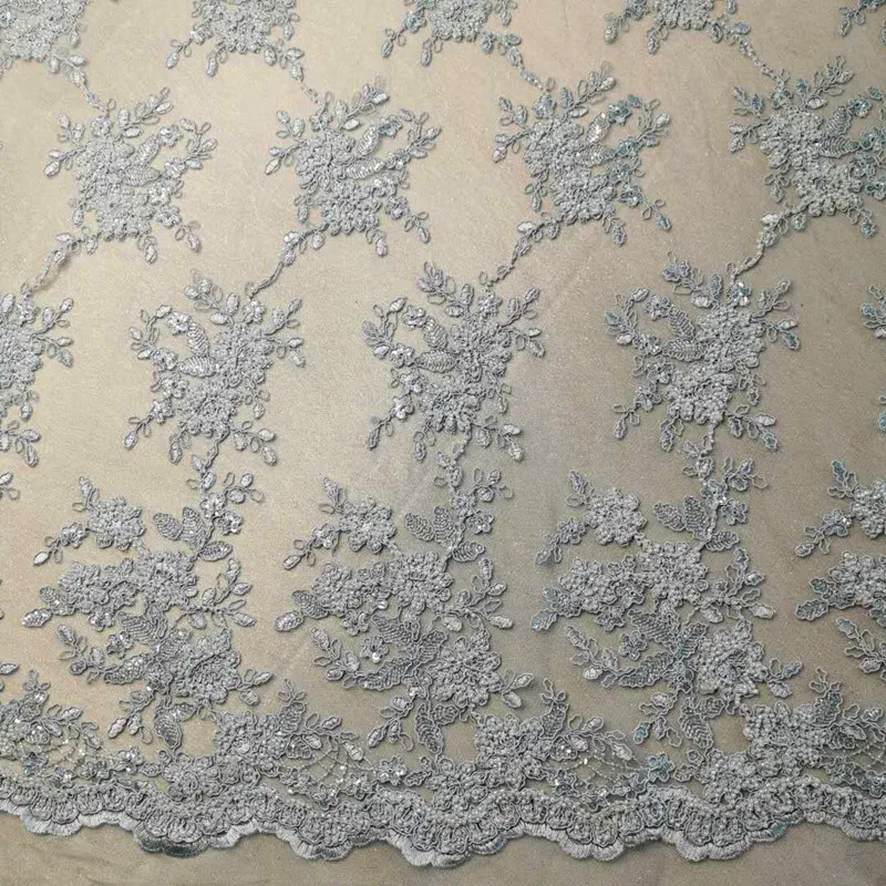 
Летнее платье-макси с 3d вышивкой, жемчугом, французским узором, тюлем, индийская Свадебная кружевная ткань с вышивкой 