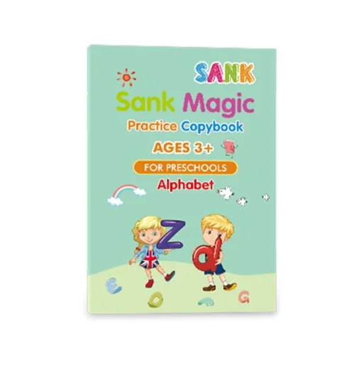 A4 Size Customized Practical Reusable Children Writing Tool Sank Magic Copybook