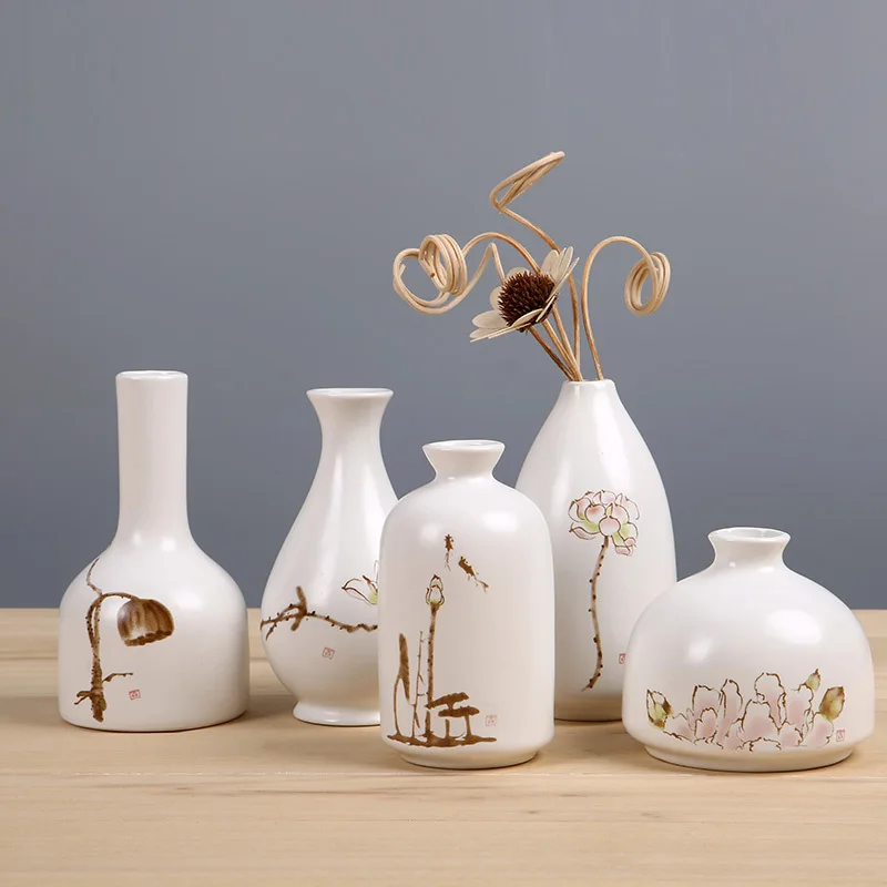 经典陶瓷花瓶创意家居装饰图纸水培花卉花瓶2个订单- Buy 花朵陶瓷花瓶,摆件中国风花陶瓷花瓶,豪华餐桌摆件陶瓷花瓶Product on  Alibaba.com
