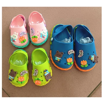 Low Price Clearance Sale New Summer Cute Cartoon Children Indoor Outdoor Sandals Clogs Shoes Slippers for Kids Boys and Girls