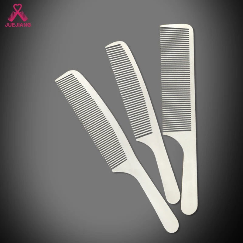 professional salon dressing hair tool carbon antistatic barber shop stainless steel tail teeth comb