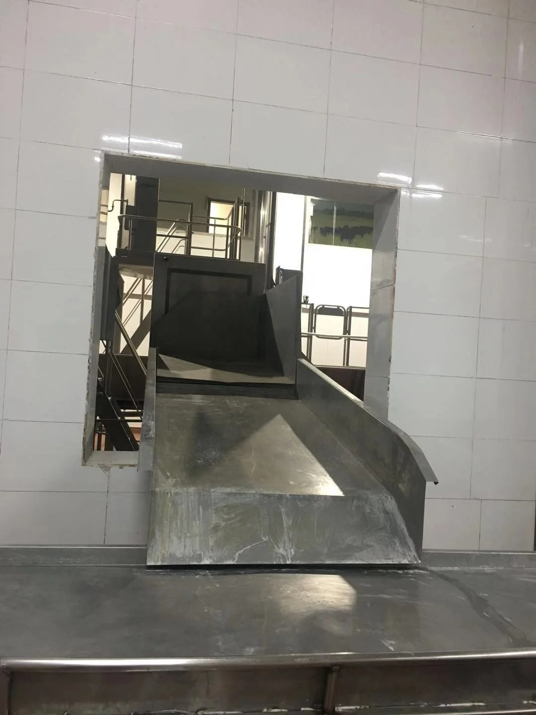 Viscera Sliding Chute  Meat Processing Machinery Slaughtering Equipment for Cattle/sheep/pig Abattoir Machine