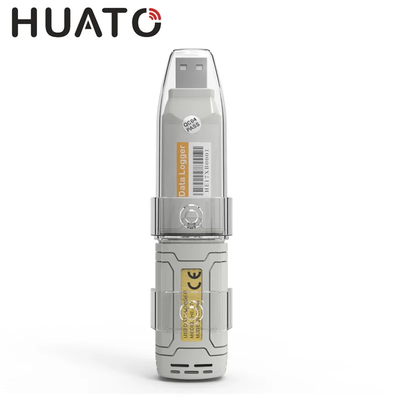 Cold Chain Usage Waterproof Portable Container Temperature Humidity Sensor Usb Data Recorder