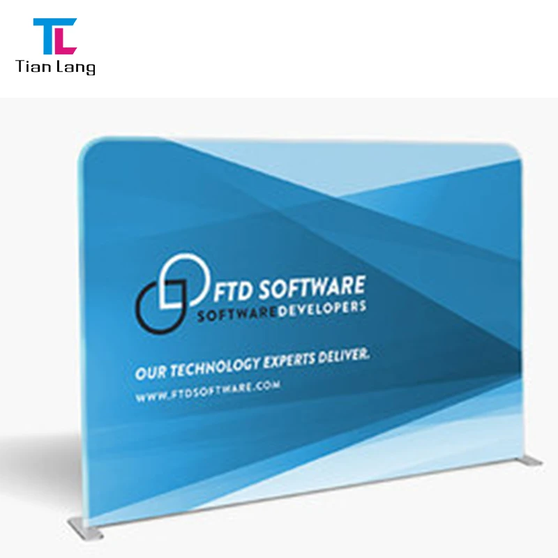 Тиан Ланг Тенизорна Тканична Рекламна Стенка За Изложби с Персонализиран Лого и Банер