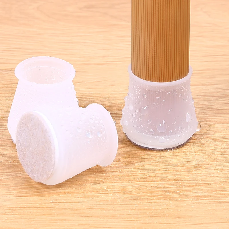 thumbnail image 2 of Universal Silicone Chair Leg Caps & Furniture Feet Protectors (Round/Square) – Pack Of 4 2 of 6