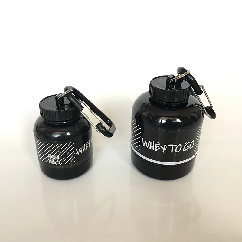 Hot Sale 100ml 200ml Keychain Supplement Funnels Gym Whey Powder