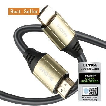High Quality Customized 1M 1.5M 2M 3M 5M ULTRA Certified 48Gbps HDMI Cable 2.1