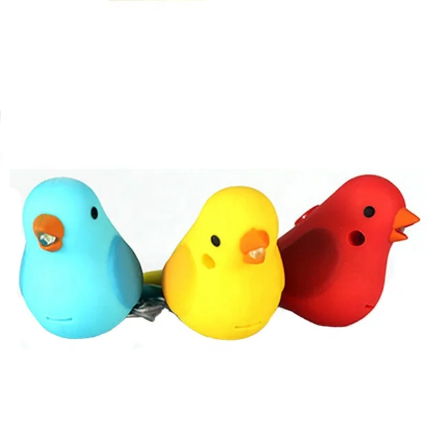 Promotional LED Keyring Mini Cute Bird Shape Flashlight Keychains