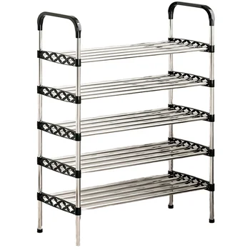 Multi-Layer Dust-Proof Shoe Cabinets Simple & Multi-Functional Storage Shelves for Household & Dormitory for Living Room Use