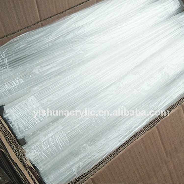 Wholesale 2mm 3mm 4mm 5mm 6mm Clear PMMA Plastic Acrylic Round Rod Stick