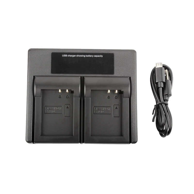 BXM-10 LCD Dual Charger for Camera Battery BXM-10